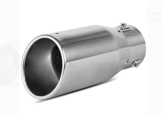 ISO Bolted On 3x4x9 Inch Chrome Tailpipe Tips