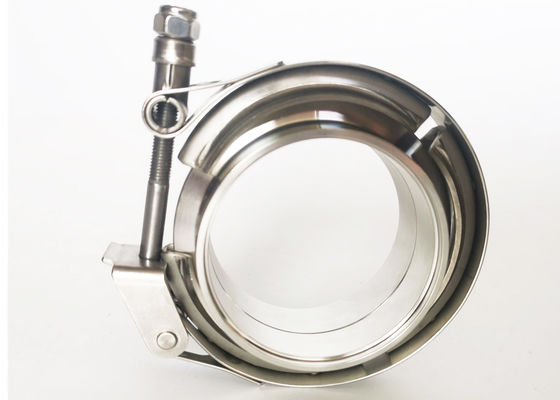 19mm 2.5 Inch Stainless Steel Exhaust Clamps With Flanges