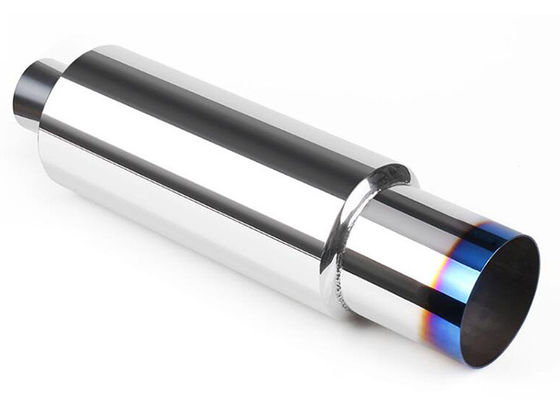 Polished 63mm 409 Stainless Steel Exhaust Muffler