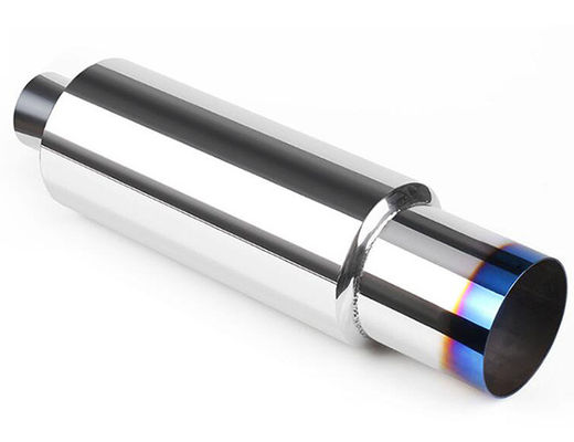 370mm 2&quot; Inlet 3&quot; Outlet 304 Stainless Steel Exhaust Muffler