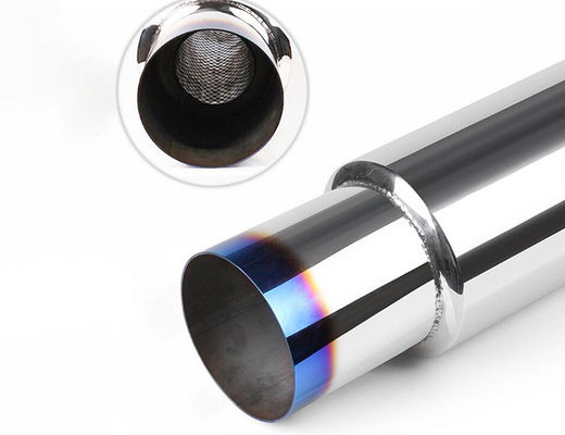 370mm 2&quot; Inlet 3&quot; Outlet 304 Stainless Steel Exhaust Muffler