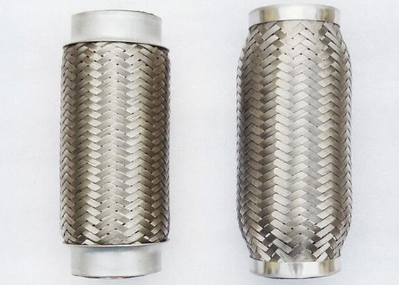 Double Braided 45mm 4 Inch Stainless Steel Exhaust Flex Pipe