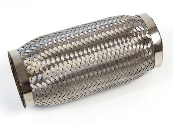 Double Braided 45mm 4 Inch Stainless Steel Exhaust Flex Pipe