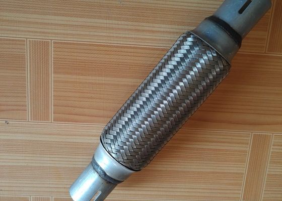 2 1/4''X 8''/ 12'' 1.0mm 1.2mm Stainless Flex Pipe With Nipples