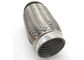 2.5x4 Inch Plain Stainless Steel Exhaust Flex Pipe