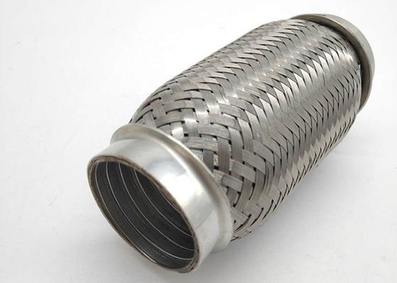 2.5x4 Inch Plain Stainless Steel Exhaust Flex Pipe