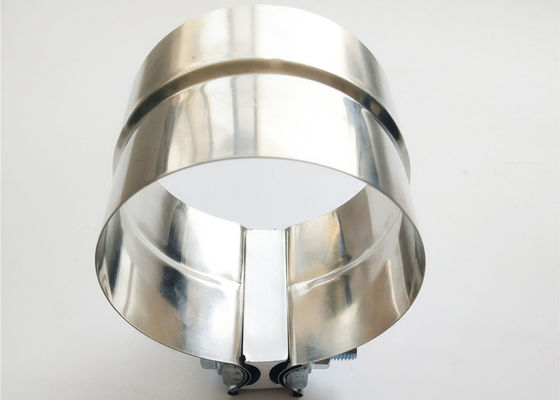 304 Bright Stainless Steel 0.02&quot; Thick Lap Joint Clamp