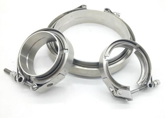 3&quot; 2.2mm Exhaust V Band Clamp Interlocking Flange Set