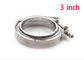 3 Inch V Band Clamp 2.0mm Stainless Steel Exhaust Parts With CNC Flanges