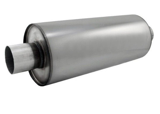 1.0mm Round Inlet 2&quot; Outlet 2&quot; Stainless Steel Exhaust Muffler