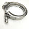 19mm 304 Stainless Steel V Band Clamps For Flanged Connection