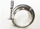 Male Female 304 Stainless Quick Release 1.5 V Band Clamp