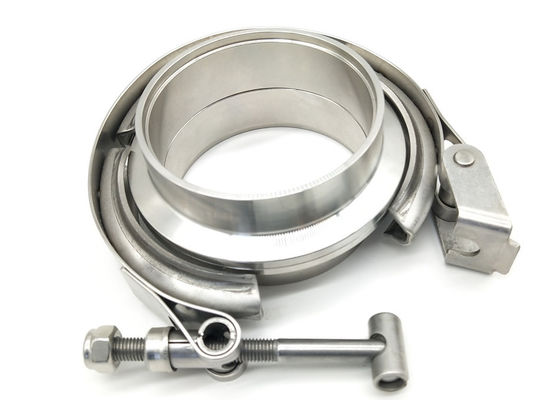 Male Female 304 Stainless Quick Release 1.5 V Band Clamp