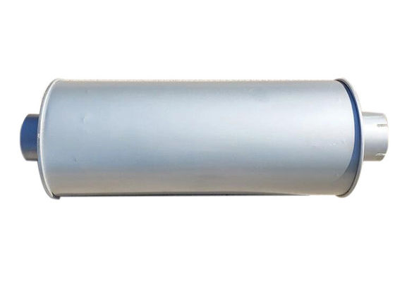 Round Diameter Offset 3&quot; Aluminum TIG Universal Car Exhaust Muffler