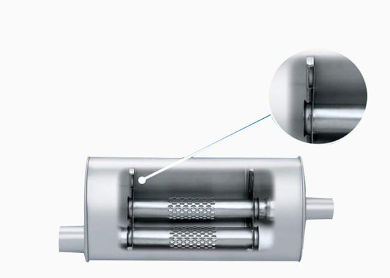 High Performance Aluminized ODM Stainless Steel Exhaust Muffler