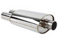 Polished Stainless Steel Muffler Tips Oval Shape Center / Dual Configuration 2.25 Outlet