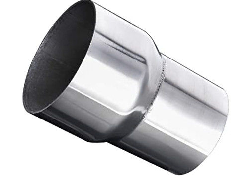 Aluminized Steel 2 Inch Id 3 Inch Od Exhaust Pipe Adapter Mirror Polished