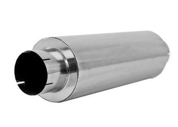 4 Inch Center Inlet / Outlet Quiet High Flow Exhaust Muffler