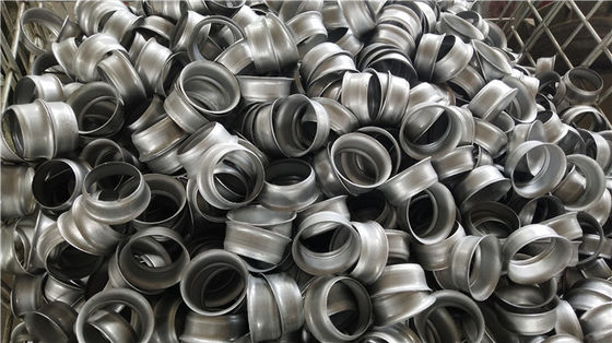 Car / Truck Component Id 57mm Braided Exhaust Flex Pipe With Nipple
