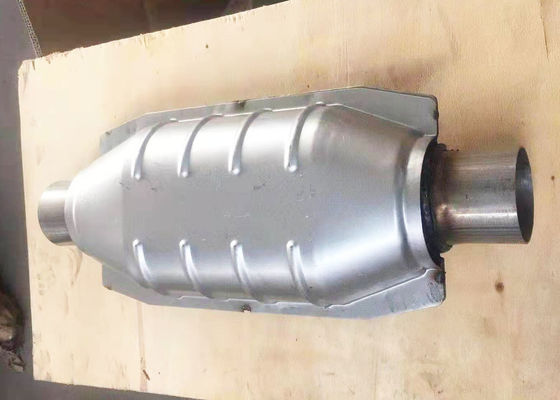 Inlet / Outlet Id 51mm SUS Car Catalytic Converter