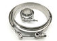 High Performance 2.5 Inch V Band Exhaust Clamp With Male And Female Flanges