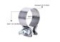 2.5" 2 1/2 Narrow Band Muffler Seal 304 Stainless Steel Exhaust Clamps