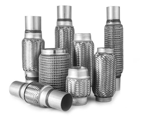Ss201 High Flexibility 63mm Exhaust Flexible Bellows With Inner Interlock Hose