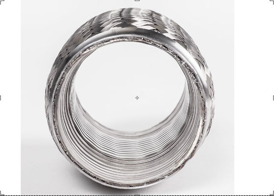 1.750&quot; Id X 4&quot; Long Ss304 Flexible Metal Exhaust Hose