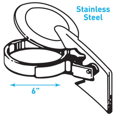 6&quot; Truck Silent Polishing Stainless Steel Exhaust Rain Cap
