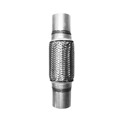 2 X 8 12" Overall Length 50.8mm Braided Exhaust Pipe Universal