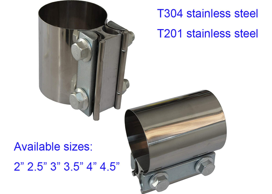 ISO 2.0 Inch 304 Ss Exhaust Clamps Pipe Butt Joint
