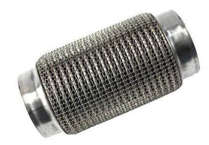 3.5&quot; 200mm Stainless Steel Exhaust Flex Pipe Wire Mesh And Interlock Liner