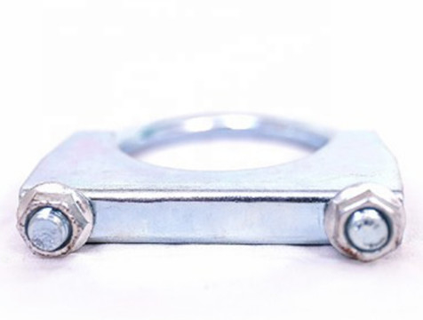 Carbon Steel Heavy Duty 63mm U Bolt Clamp Exhaust Muffler Pipe For Car