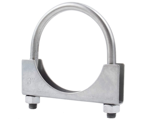 Stainless Steel Muffler / Exhaust 3 Inch U Bolt Clamp