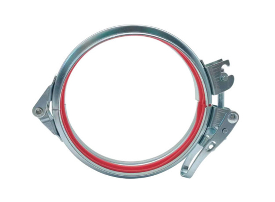 5 Inch / 125mm Dust Removal Pipe V Band Clamp Rapid Lock Pull Rings