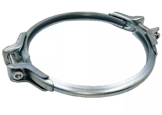 Heavy Duty 150mm Galvanized Pipe Clamp For Materials Handling