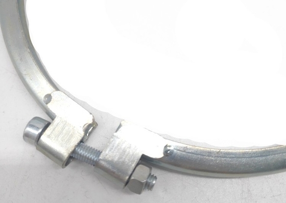 80mm - 600mm Galvanised Clamps Customized Slim Steel