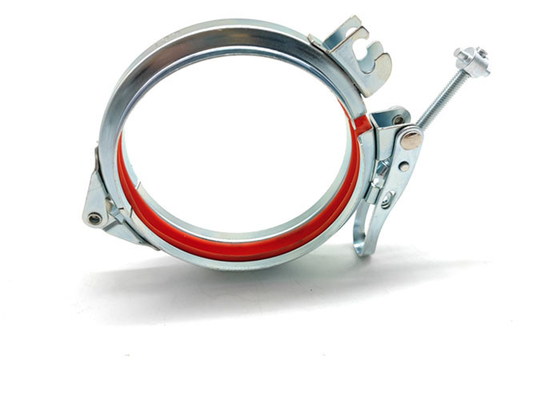 150mm Duct Airtight Galvanized Steel Clamps For Filtration System