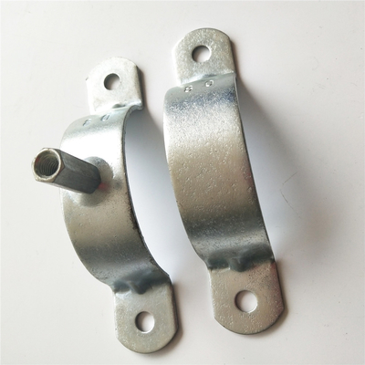 M8 Nuts 80mm-400mm Galvanized Steel Clamps For Industrial Round Duct