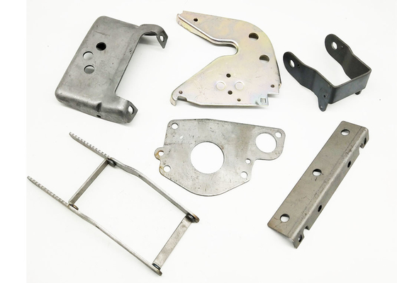 Anodized Aluminum Stamping Parts 6061 T6 Clamp / Clips / Brackets Customized