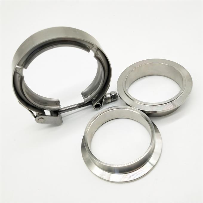 High Performance 2.5 Inch V Band Exhaust Clamp With Male And Female Flanges